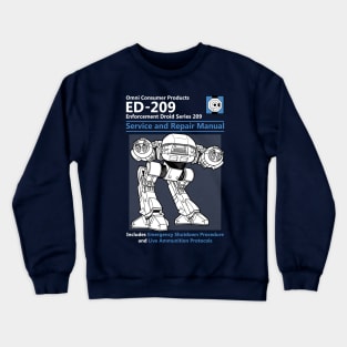 ED-209 Service and Repair Manual Crewneck Sweatshirt
